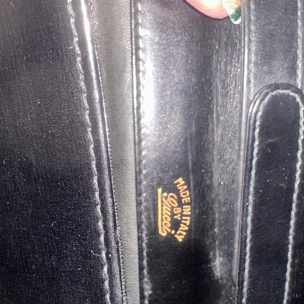 Gucci Black Leather Shoulder Bag or Clutch - Picture 7 of 14